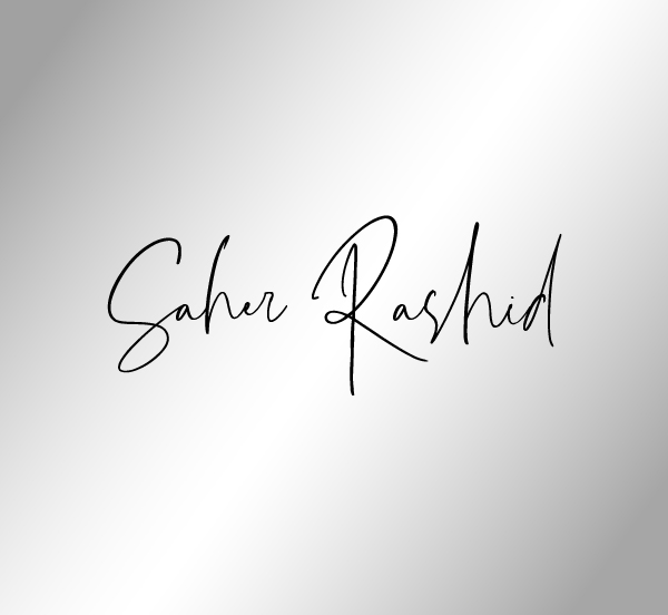 Saher Rashid Signature